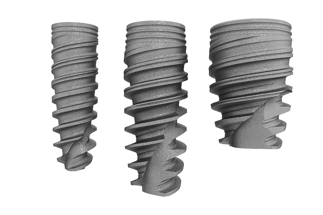Kształt implantów stomatologicznych - stożek, cylinder, spirala. Który wybrać?